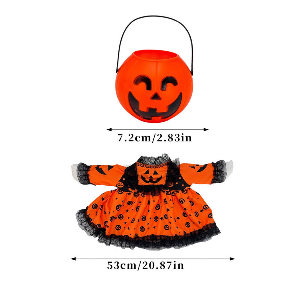 Bat Witch Hat Spiderweb Halloween Goose Clothes Fit 17/23In Cement Plastic Lawn Goose, Stylish Full Set for Outdoor Yard Patio Garden Seasonal Halloween Home Ornamental Arrangement
