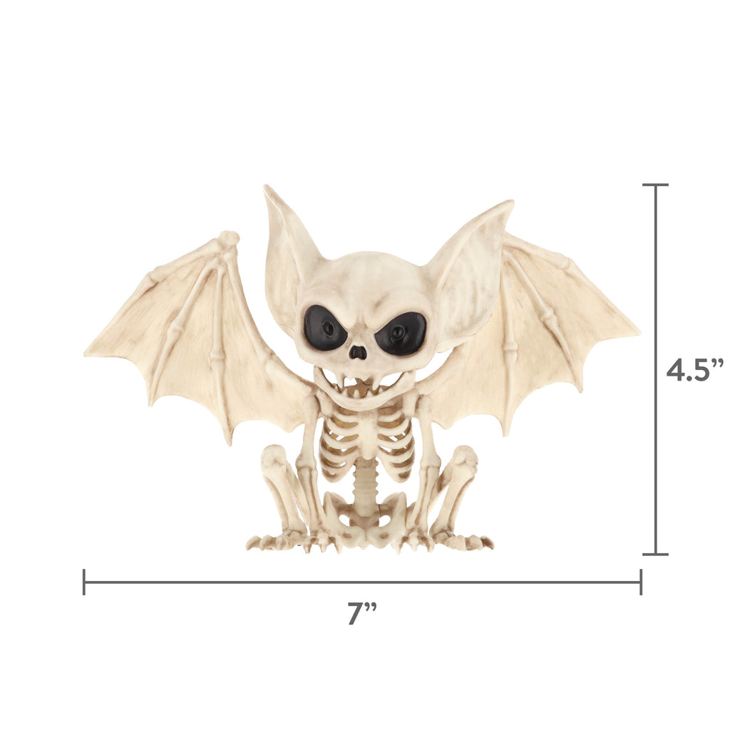Faux Skeleton Vampire Bat Decoration, 4.5", Halloween by Way To Celebrate