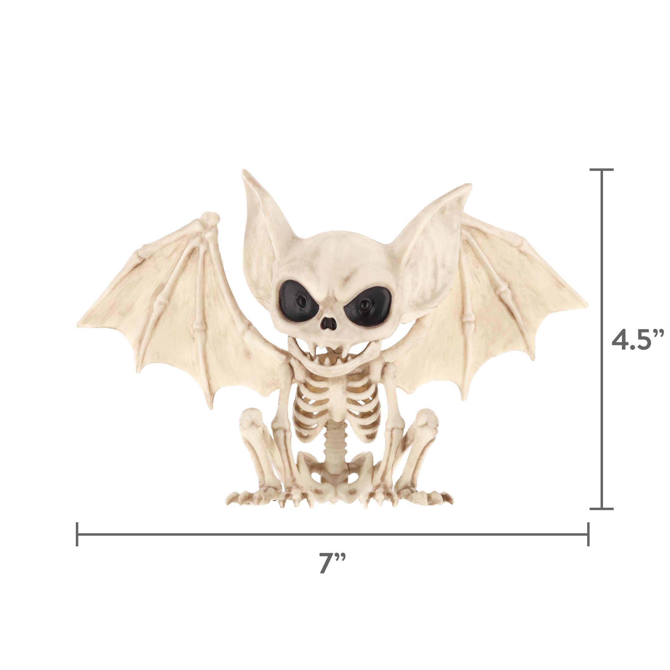 Faux Skeleton Vampire Bat Decoration, 4.5", Halloween by Way To Celebrate