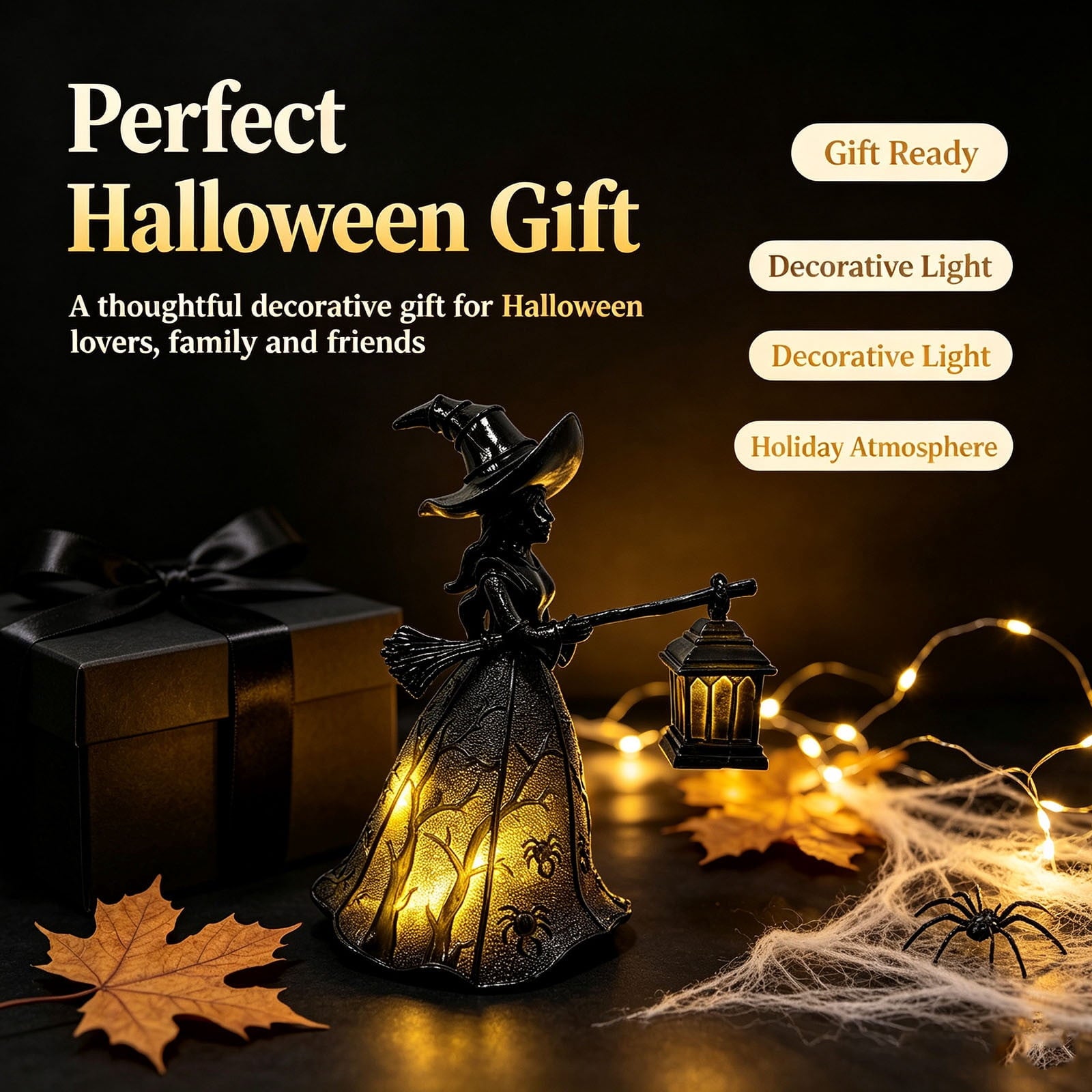 SCNOR Artificial Fall Oak Leaves 2-Pack, Faux Autumn Stems for Vase, Thanksgiving Halloween Table Decor